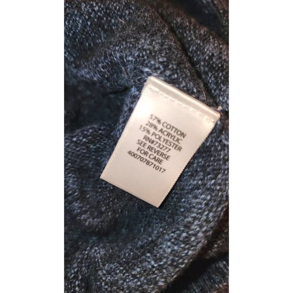 Mens Croft &Barrow 4xb Navy 1/4 Zipper Sweater Cotton Blend SfPf Home•94 - Picture 7 of 10